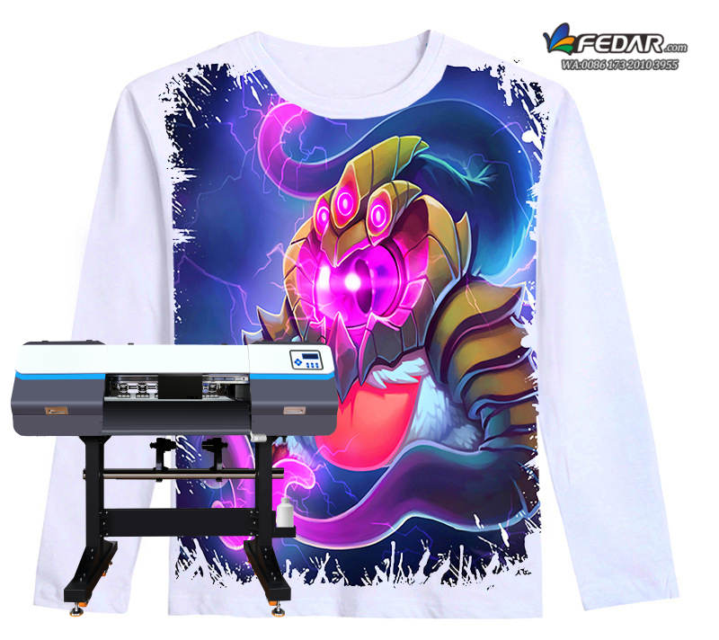 Commercial Using High-speed DTF Printer For T-shirt Printing