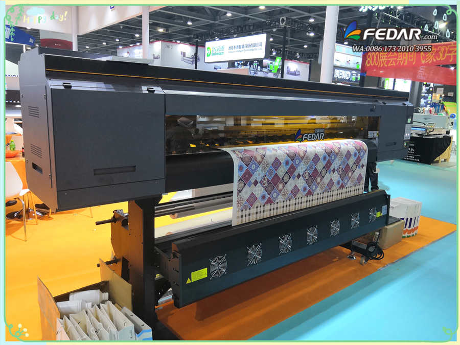 Fedar High Speed Sublimation Textile Printer in the Fair