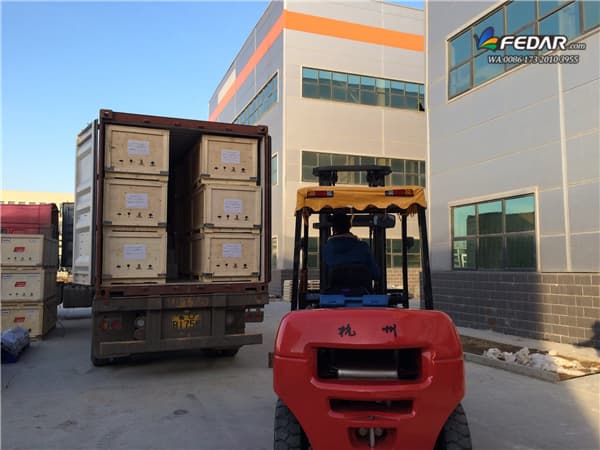 Loading Container in Fedar Sublimation Printer Company