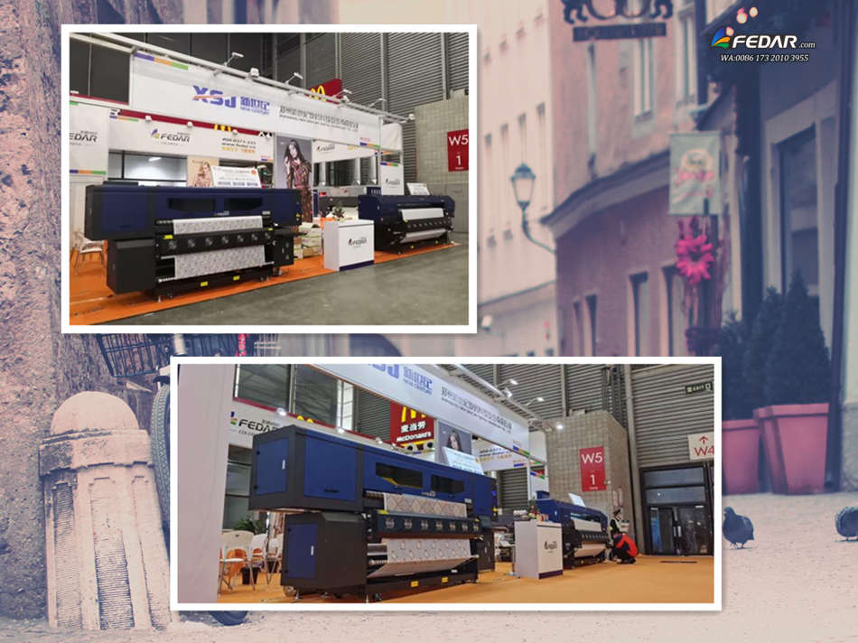 Fedar Brought Latest Dye Sublimation Printers To Shanghai Textile Exhibition 2020