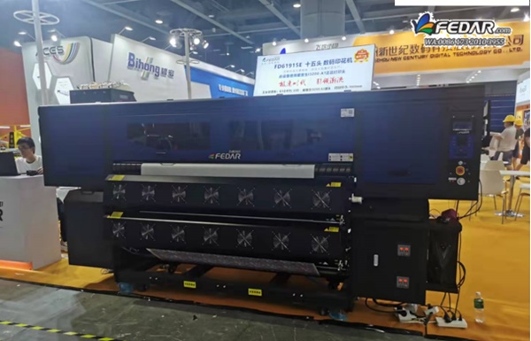Fedar Dye Sublimation Printing Fabric with 15pcs Epson I3200-A1 Heads