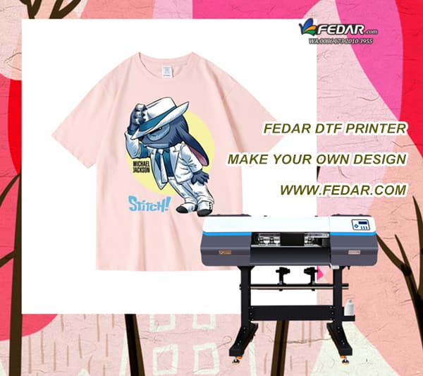Fedar High Speed Stable DTF Film Printer with Cost-effective Powder Shaking Machine