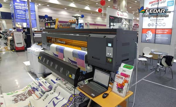 Fedar High Speed Sublimation Printer FD5196E Showed in Kosign Korea