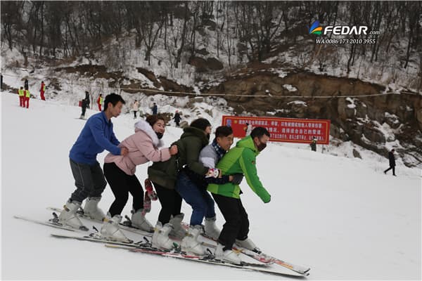Fedar Printer Company Organized Skiing in 2018 Winter With Family and Friends