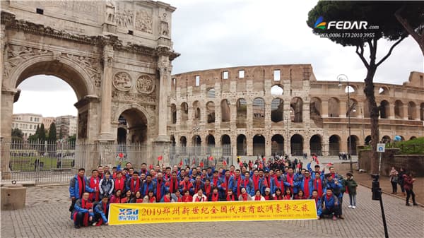 Fedar Printer-Zhengzhou New Century Distributor Luxury Tour in Europe,2019