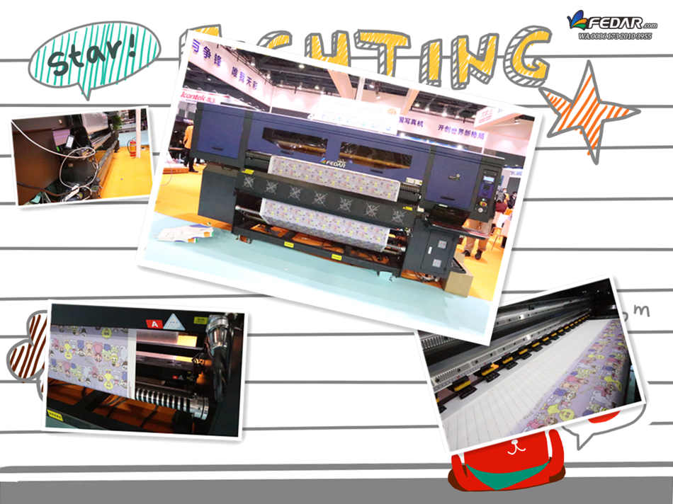 Fedar sublimation Printers Showed On The ITMA Textile Exhibition