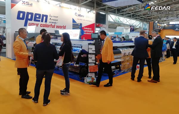 High Speed Fedar Printer Installed with Epson Printheads Demo Show