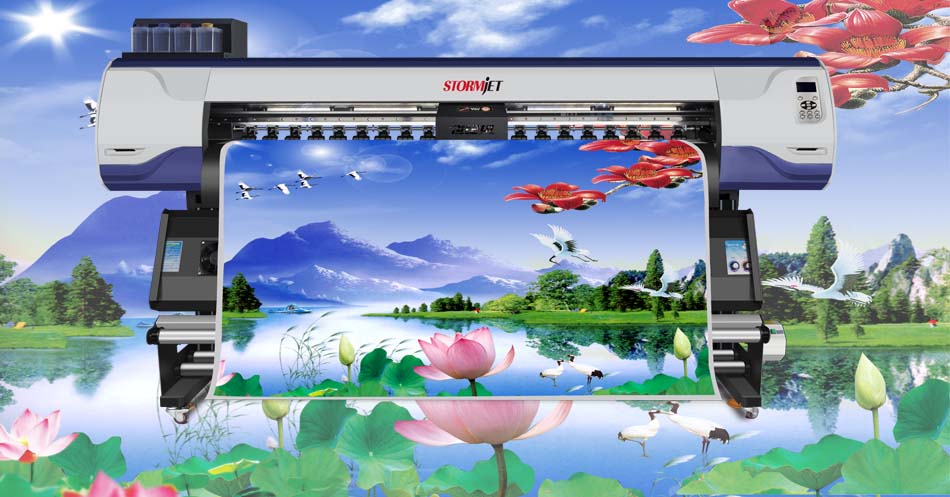 Industrial Level Skycolor H1 Eco Solvent Printer