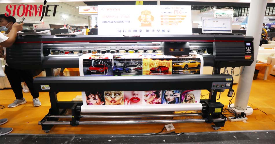 STORMJET SJ-7162TS Eco Solvent Printer In APPPEXPO