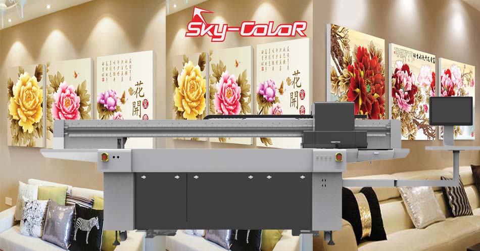 Skycolor UV2513 Flatbed In Glass Application