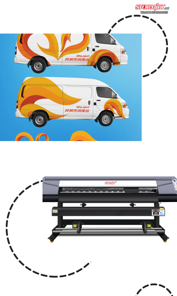 Stormjet 1.8m Wide Format Eco Solvent Printer for Medium Factory