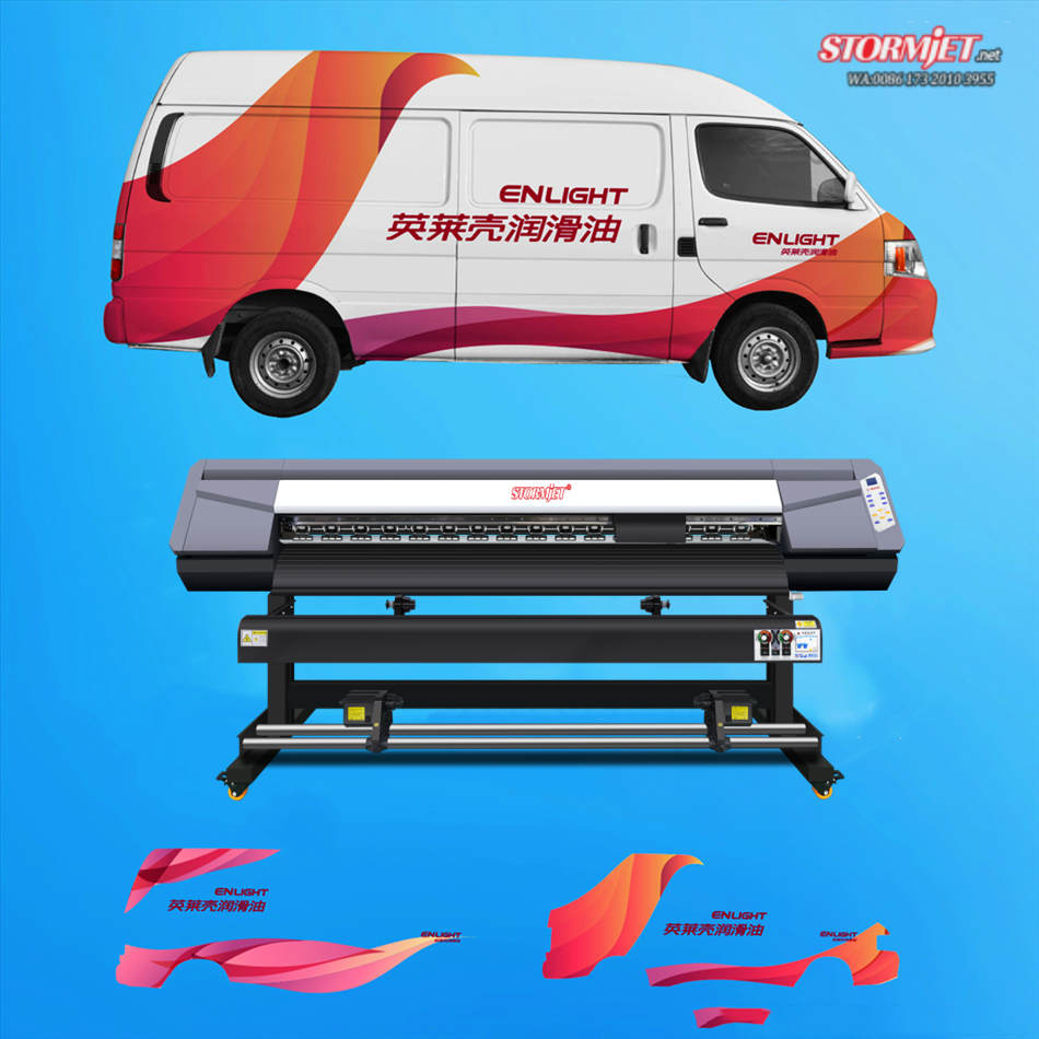 Stormjet High Precision Complete Automatic Large Format Printing Machine Eco Solvent Printer SJ3180TS
