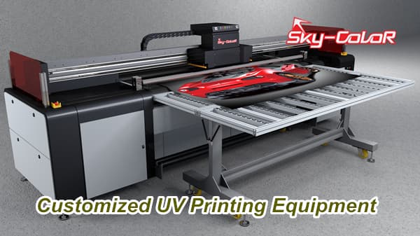 2.5m Hybrid UV Printing Machine in China Installed With Japan Ricoh Gen5