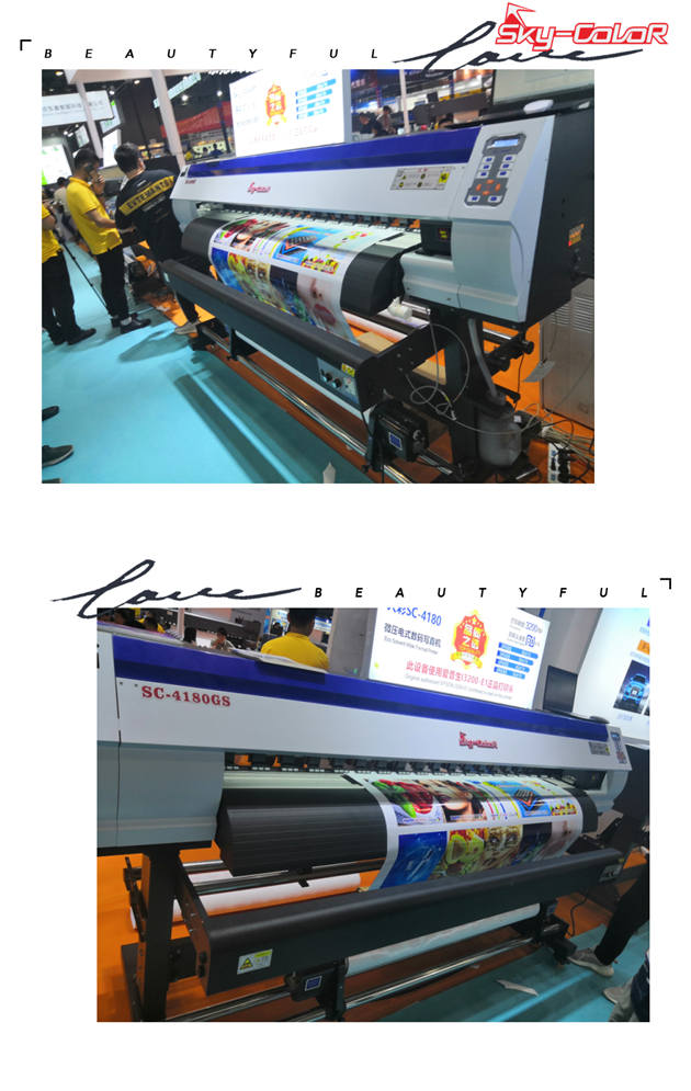Skycolor Classic Model SC-4180TS Eco Solvent Printer In Guangzhou DPES 2020