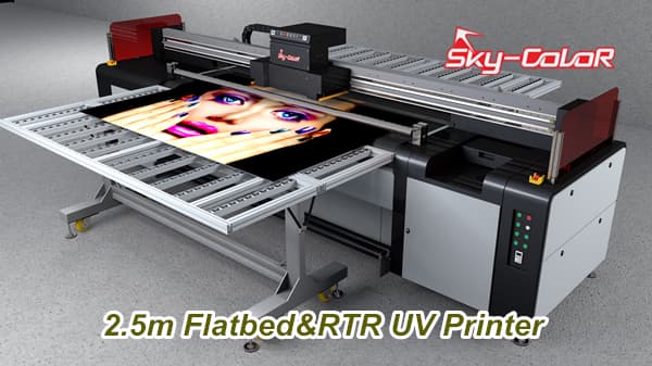 Skycolor Outdoor UV Digital Printing Machine Made in China With Ricoh Gen6 Printheads