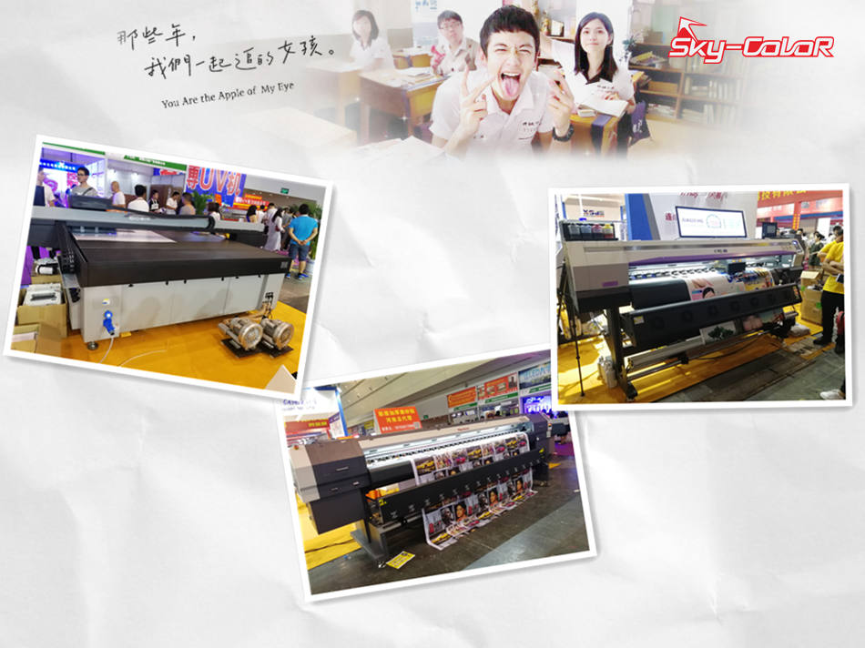 Skycolor Printer Attended Changsha Advertising Exhibition,Tangshan Advertising Exhibition,Yiwu Frame Painting Expo