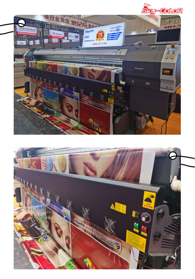 Skycolors Eco Solvent Printers In 37th Zhengzhou Spring Central Plains Advertising Exhibition