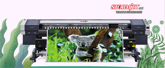 StormJet 3.2m Eco Solvent Printer with 4pcs E1 Heads