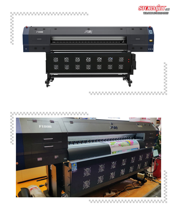 Stormjet 8 Printheads F1808 Showed In Zhengzhou International Exhibition 2021