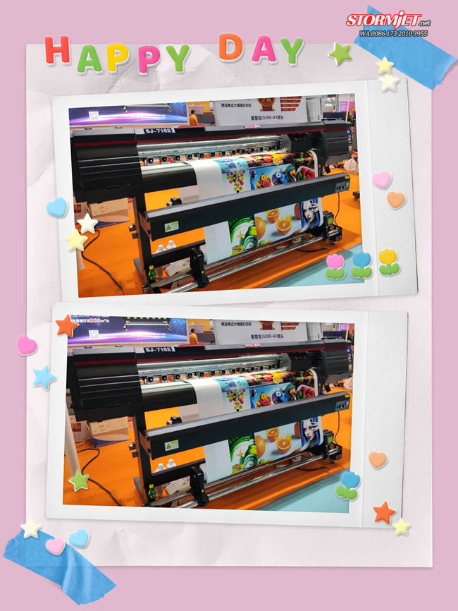 Stormjet Entry-level Eco Solvent Printing Machine In The Guangzhou International Advertising Exhibition