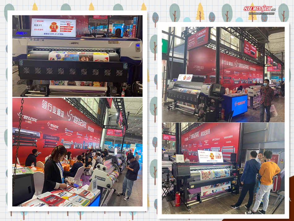 Stormjet High-end Eco Solvent Printer In The 19th Chengdu Advertising Sign Exhibition