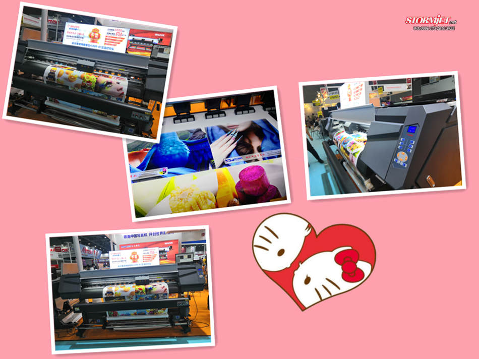 Stormjet Popular Model SJ3180TS Eco Solvent Printer in Guangzhou DPES 2020