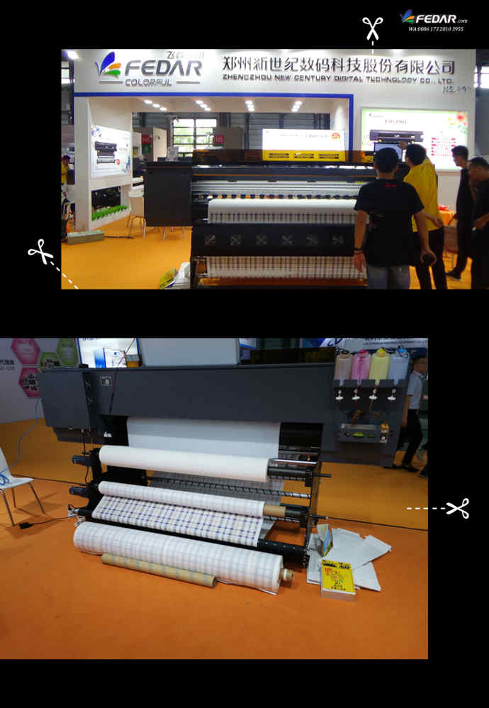 The 29th Shanghai ITMA Ended Perfectly With Fedar Sublimation Printer
